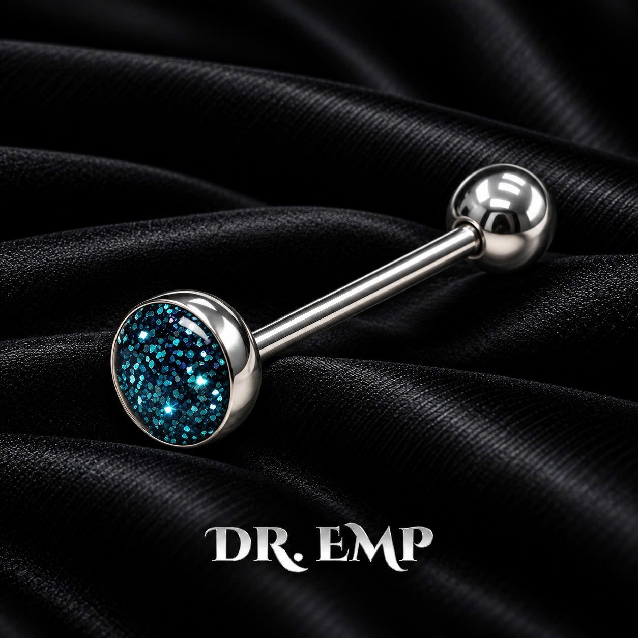 Lưỡi đá dán xanh dương lấp lánh