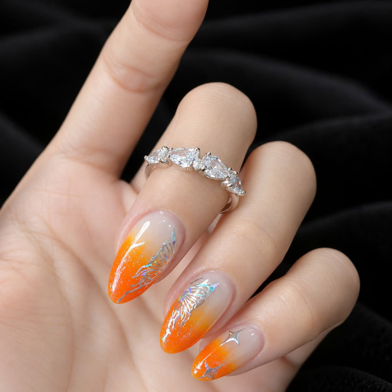 Nhẫn bạc 4 kim cương size 6_thumbnail_2