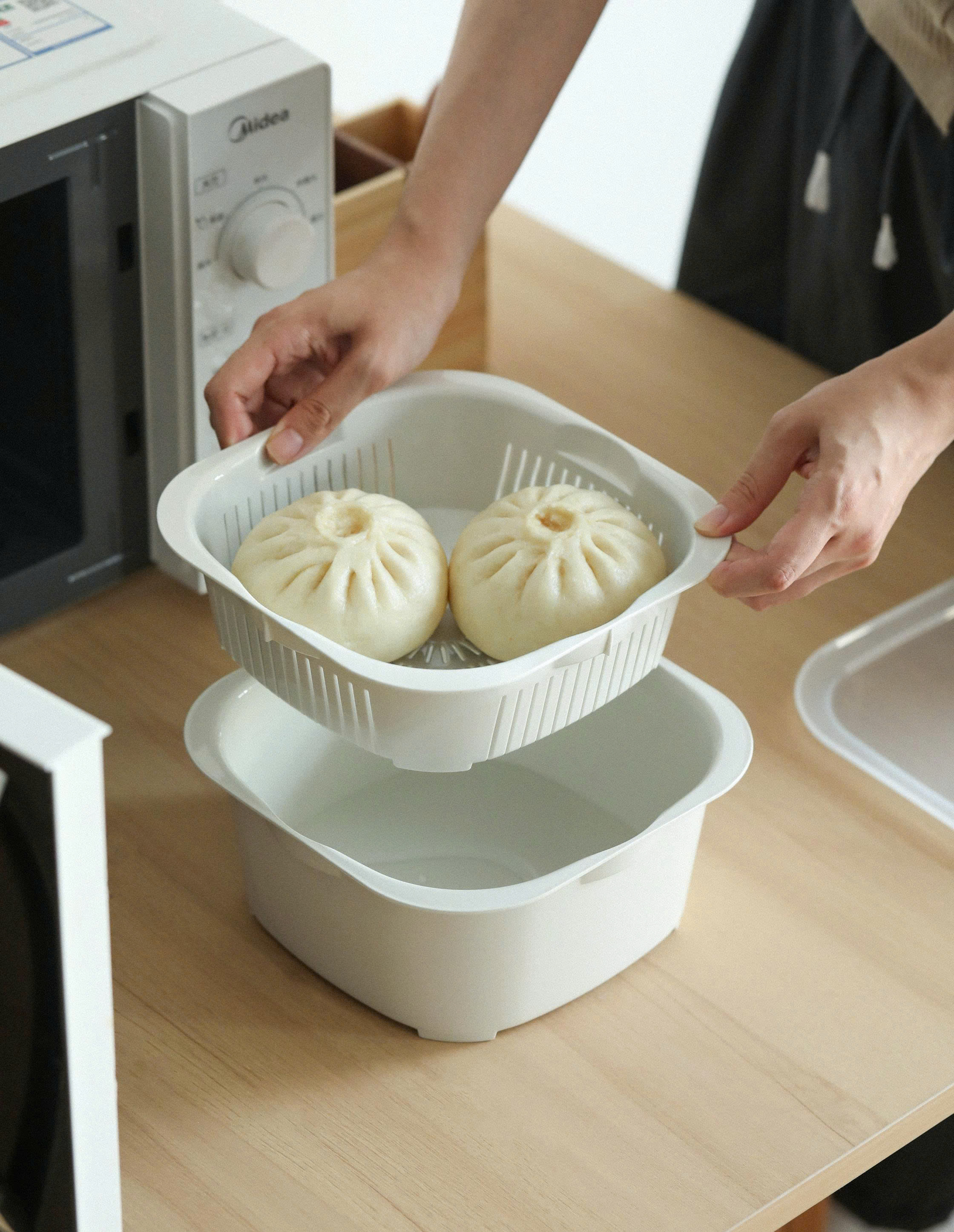 BỘ 3 CHẬU RỔ VUÔNG KÈM NẮP SHIMOYAMA_thumbnail_12