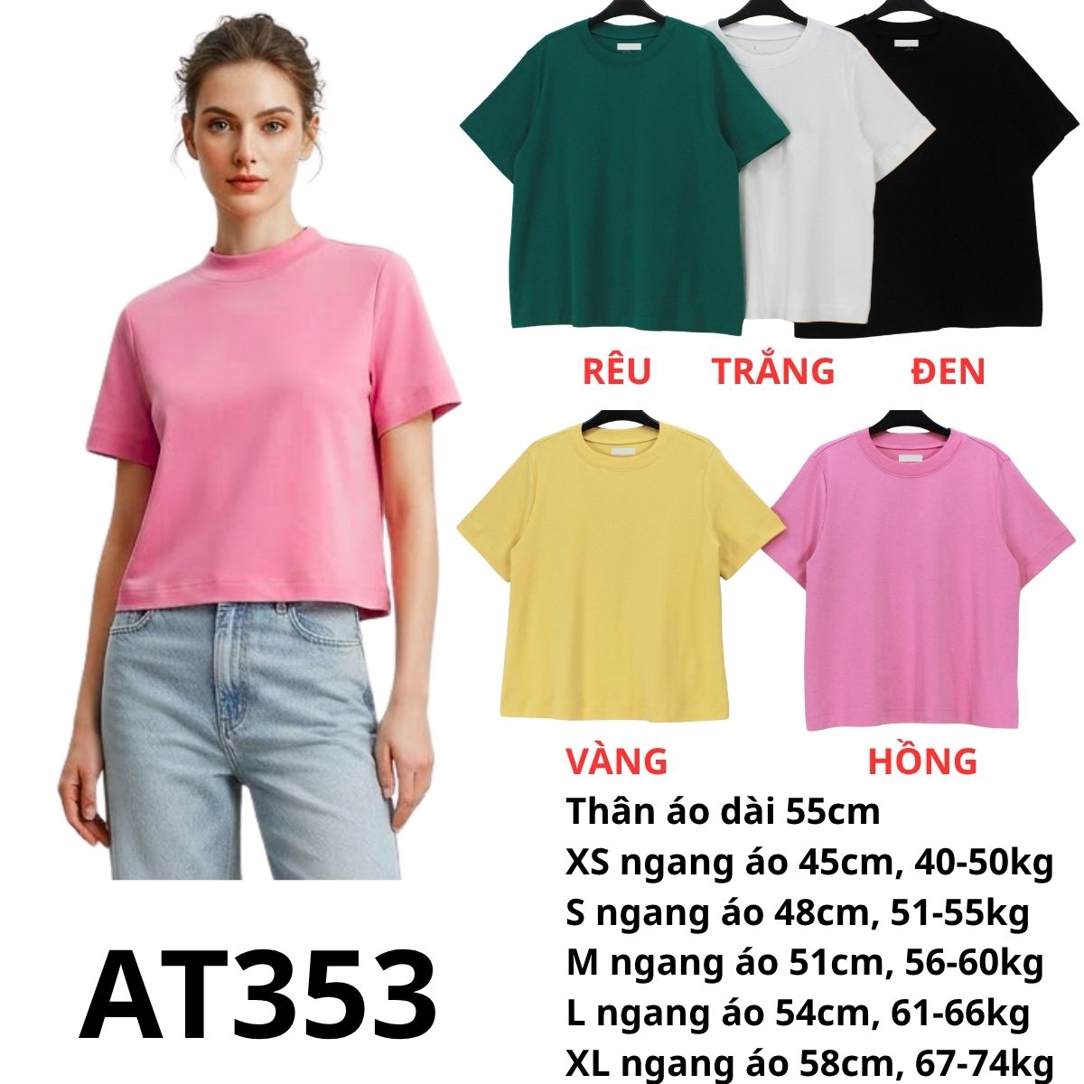 AT353- Áo thun old nv