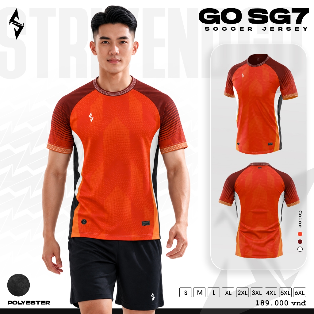 BST Quần Áo Bóng Đá Strivend GO SG07 Thun Mè Thoáng Khí Thể Thao Đương Đại_thumbnail_1