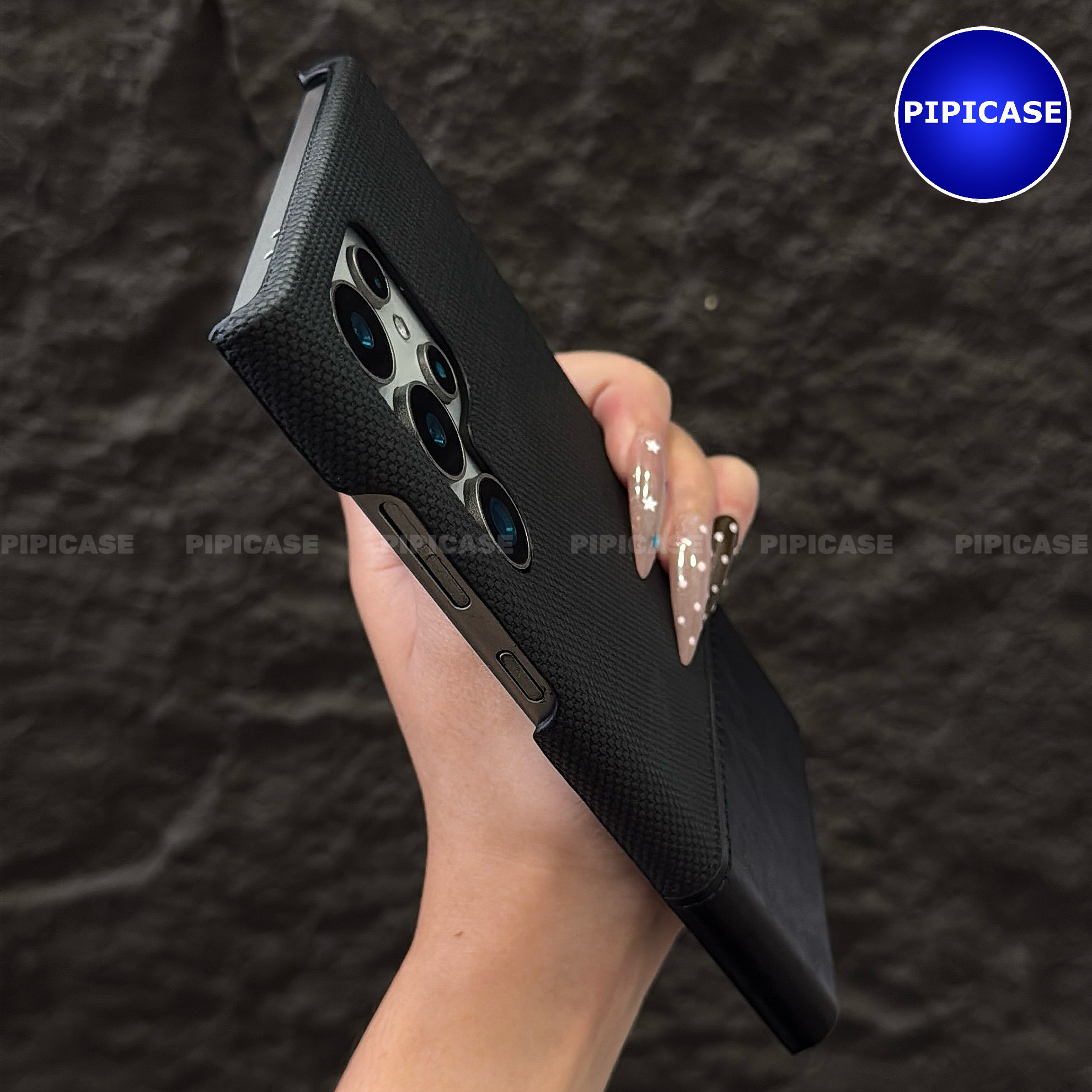Ốp Lưng Samsung S24 Ultra 5G - Lechi - Đen_thumbnail_2