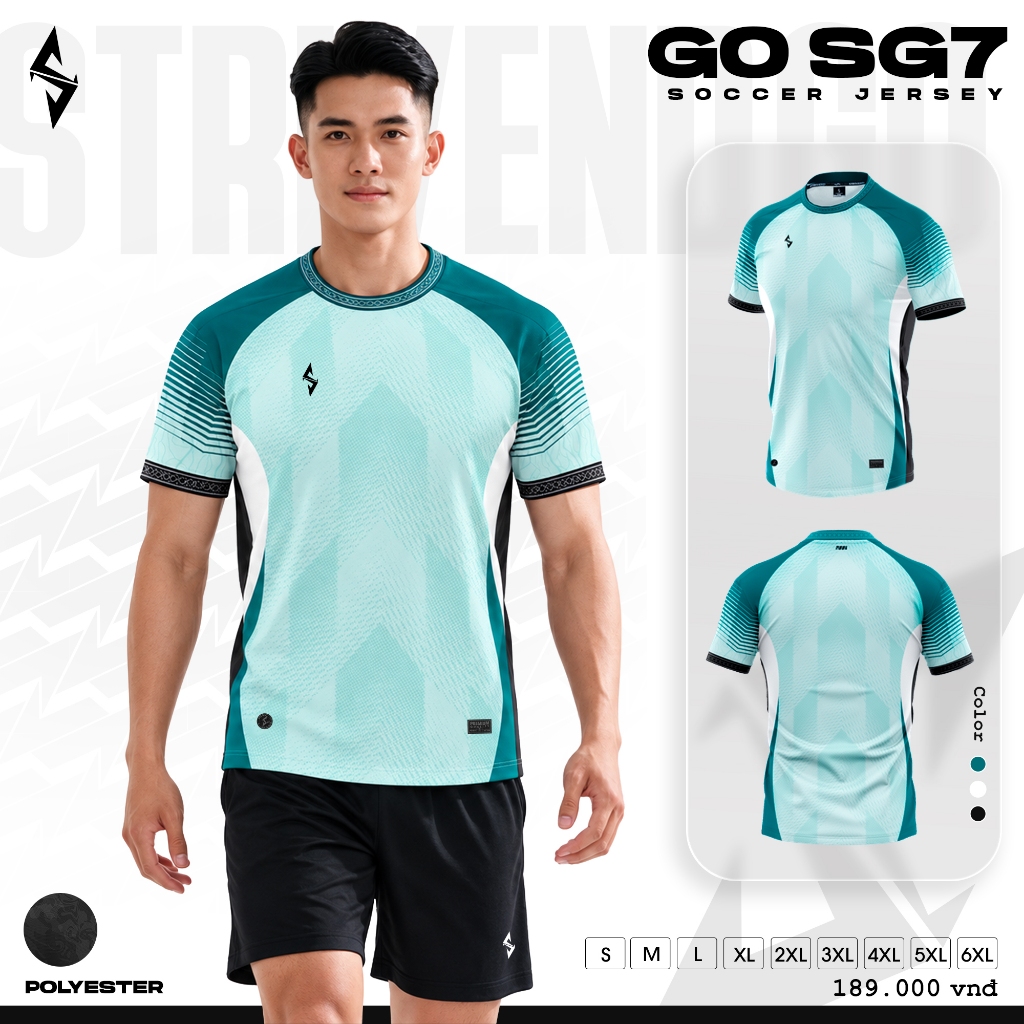 BST Quần Áo Bóng Đá Strivend GO SG07 Thun Mè Thoáng Khí Thể Thao Đương Đại_thumbnail_5