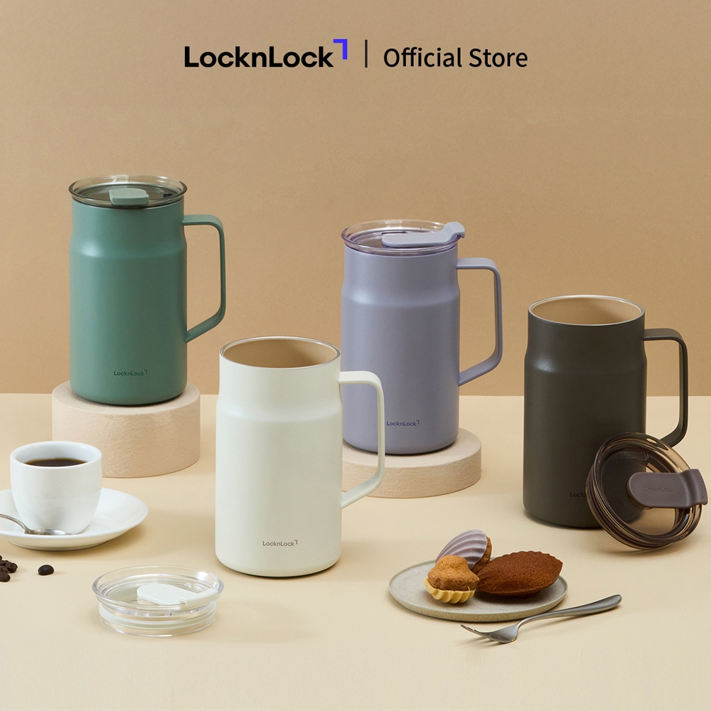 Ca nước giữ nhiệt LocknLock Metro Ceramic Mug 600ml