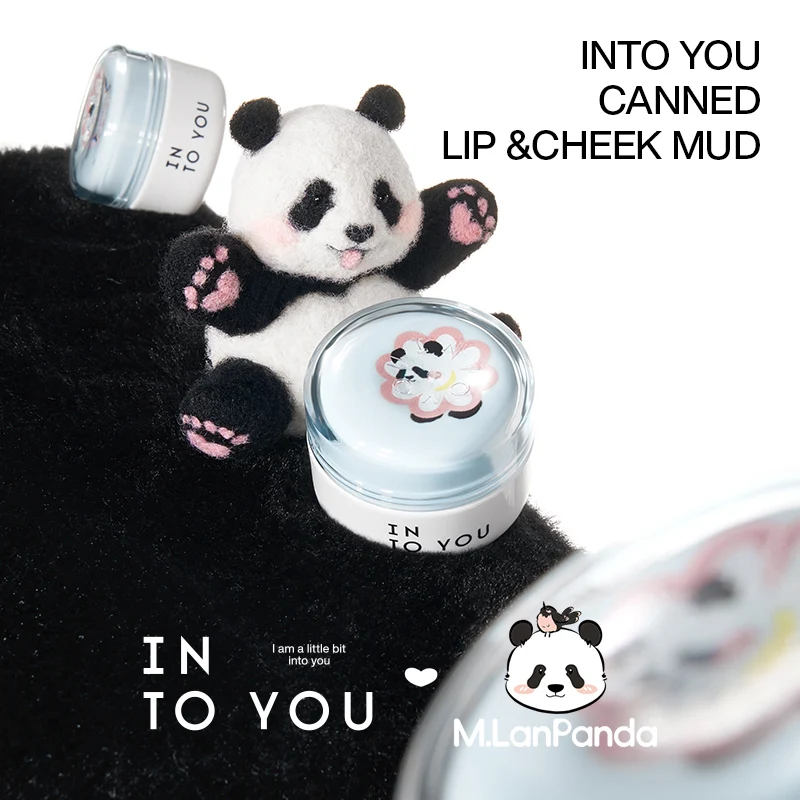 [INTO YOU] Son bùn hũ Into You Shero Super Matte Lip & Cheek Mud 5g (phiên bản gấu Panda)