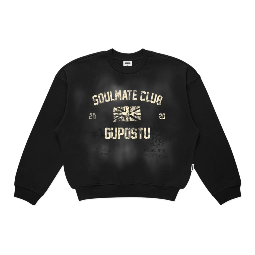 Áo Sweater GUPO The Rebel Vải Nỉ Ép Hàn Form Boxy Unisex Local Brand - SWT04_thumbnail_6
