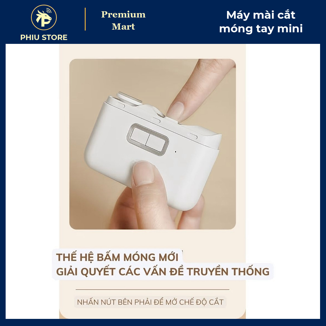 Máy Cắt Tỉa Móng Tay Điện Mini Có Đầu Mài Đánh Bóng 2 Chế Độ, Đèn LED, Sạc Type-C - Máy Bấm Móng Tay Cho Bé Và Người Lớn - PHIU STORE_thumbnail_6