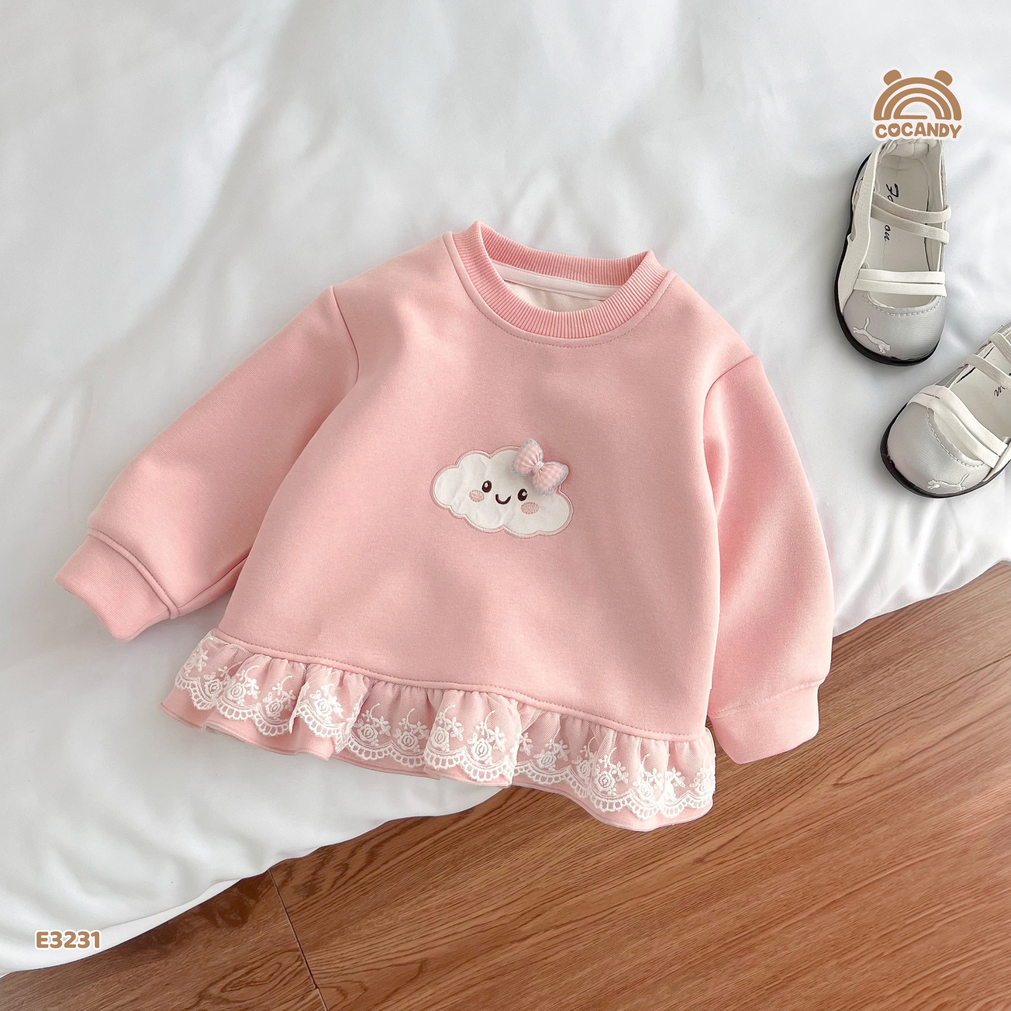 Áo dài HỒNG hình mây trắng_thumbnail_2