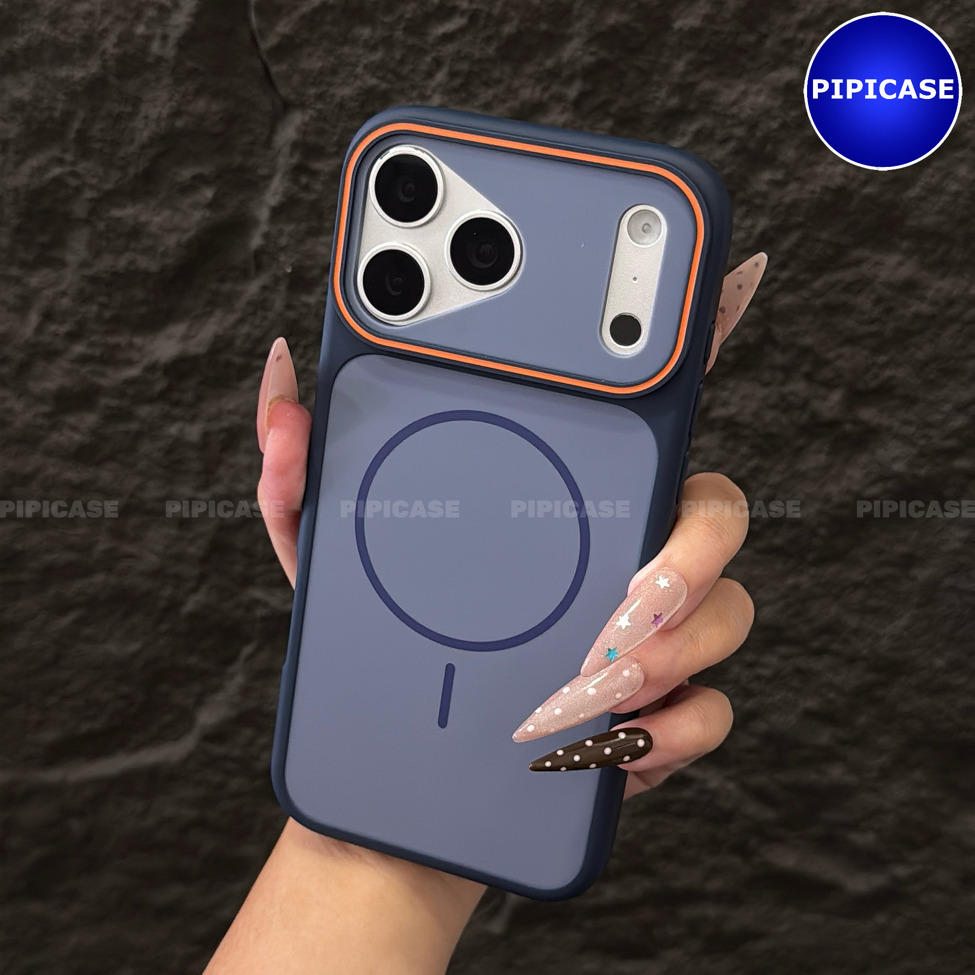 Ốp Lưng iPhone 18 Pro Max - PPC - Xanh Dương