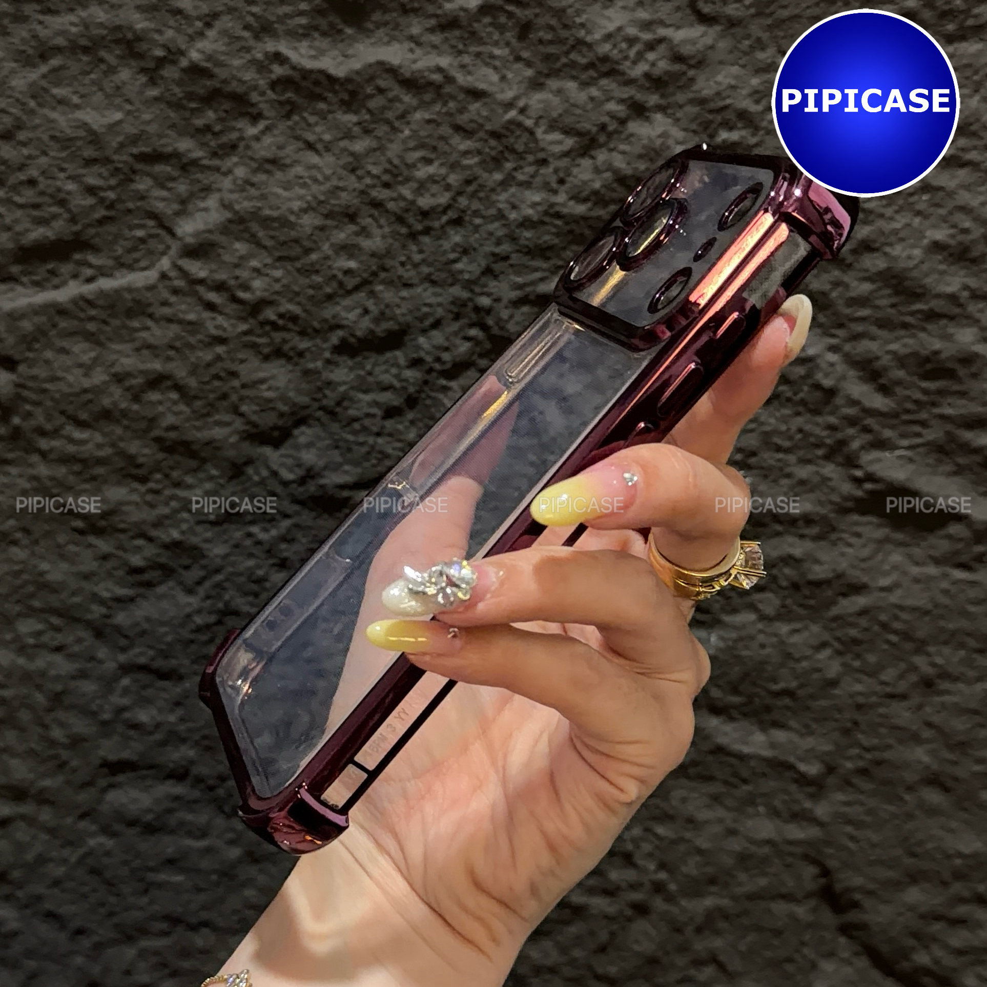 Ốp Lưng iPhone 17 Pro Max - Gu - Đỏ Burgundy_thumbnail_11