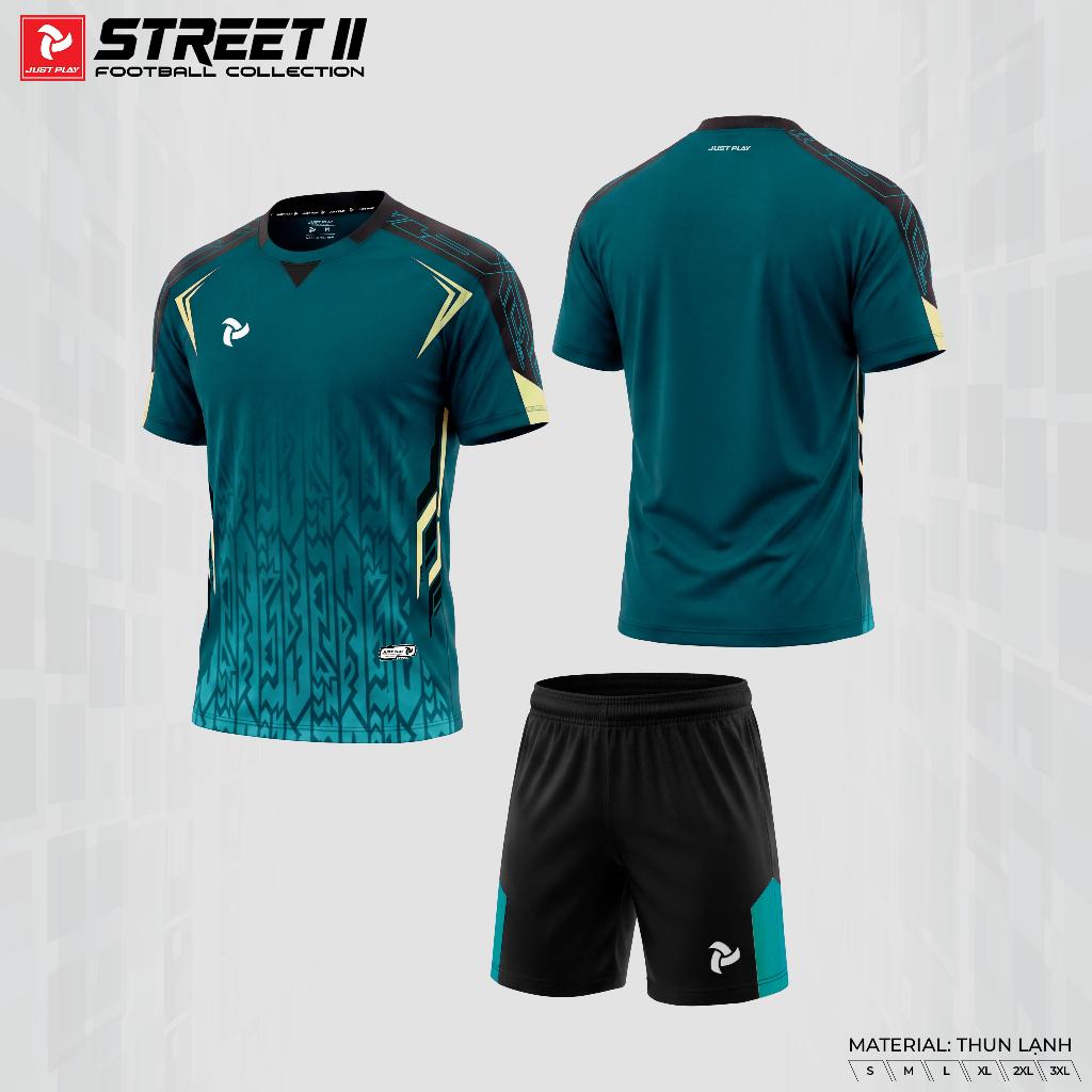 BST Quần Áo Bóng Đá Just Play Street 2 Thun Lạnh Cao Cấp Thể Thao Đương Đại_thumbnail_4
