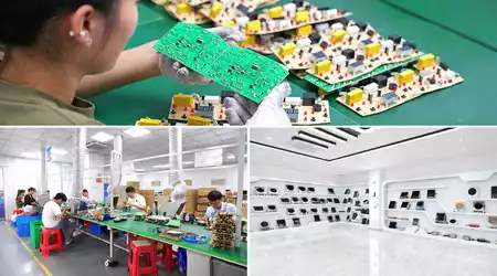 Khu vực linh kiện, lắp ráp và trưng bày bếp từ VIAN