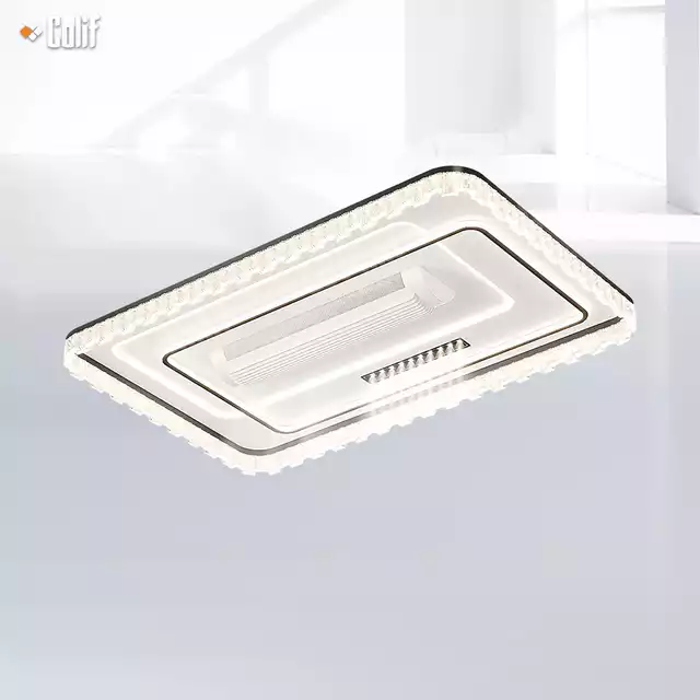 Đèn quạt trần không cánh pha lê Colif Rylai
