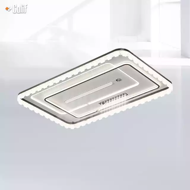 Đèn quạt trần không cánh pha lê Colif Rylai Neo