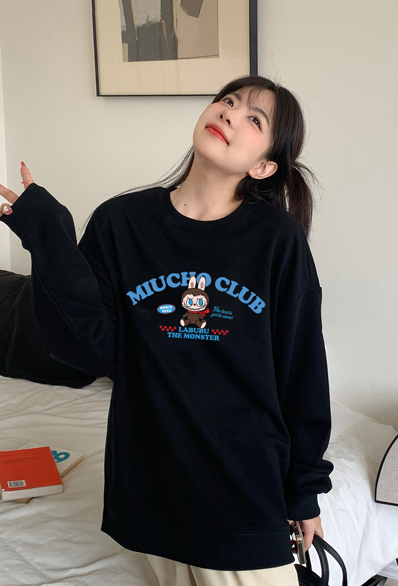 Áo sweater labubu dày dặn STD1400 Miucho vải nỉ chân cua tay dài in mix_thumbnail_4