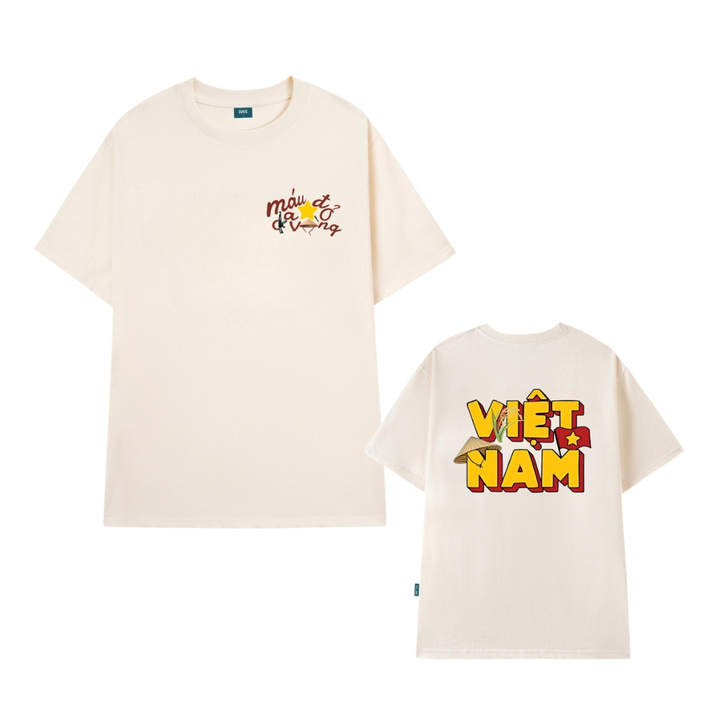 Áo thun Việt Nam Độc lập tự do, Ấm no hạnh phúc dáng oversize nam nữ - Local Brand We Tee T024_thumbnail_10