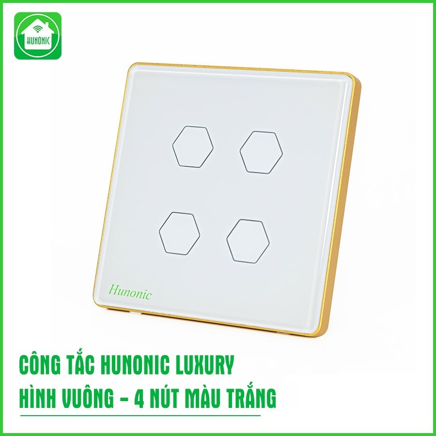 Công Tắc Cảm Ứng Hunonic (Luxury Hình Vuông) Điều Khiển Từ Xa Bằng Điện Thoại_thumbnail_8