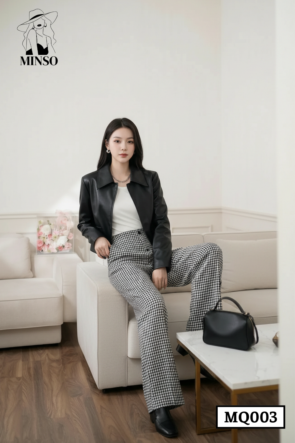 Quần caro dáng suông ống rộng MQ003_thumbnail_2