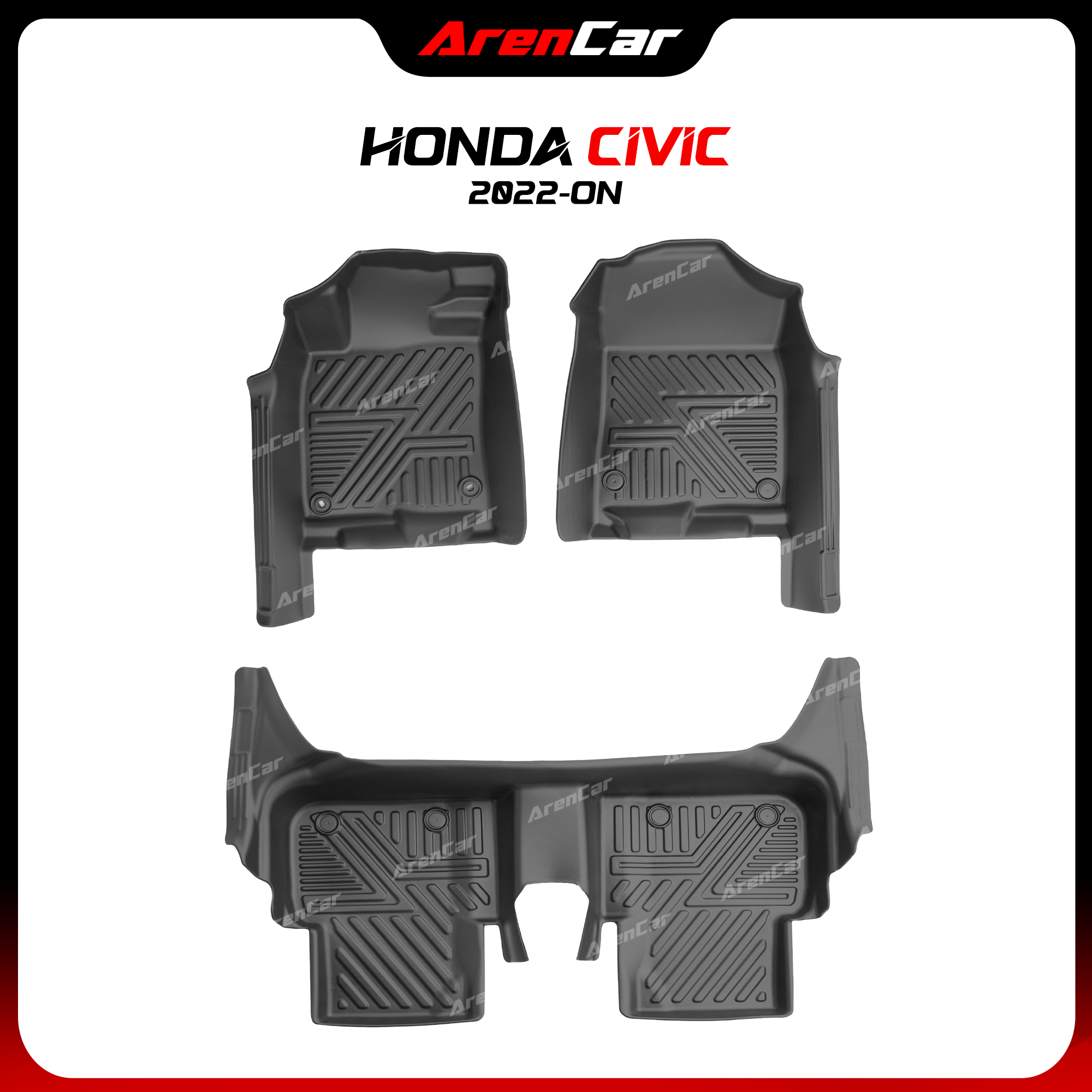 Thảm Lót Sàn Ô Tô TPE Nhựa Đúc Honda Civic_thumbnail_4