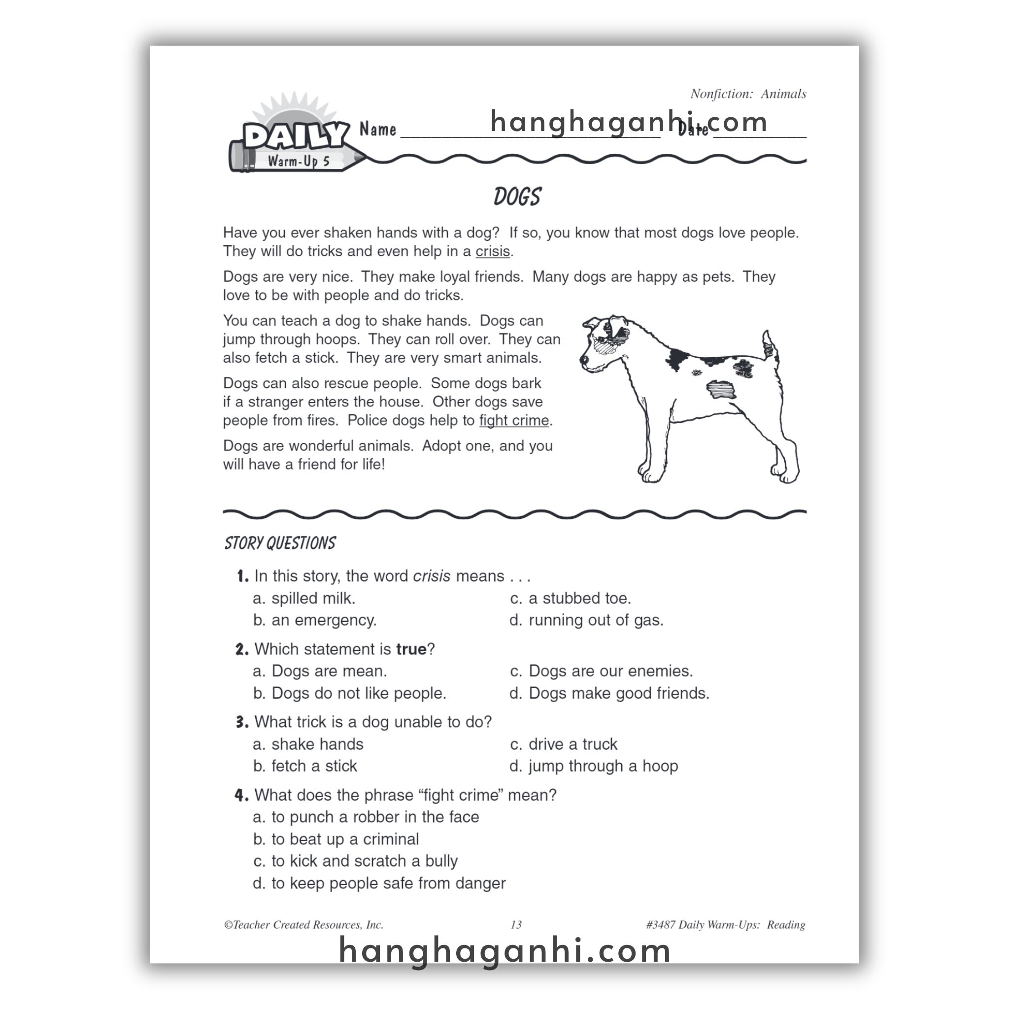 Sách Daily Warm Ups Reading Grade 1_thumbnail_4