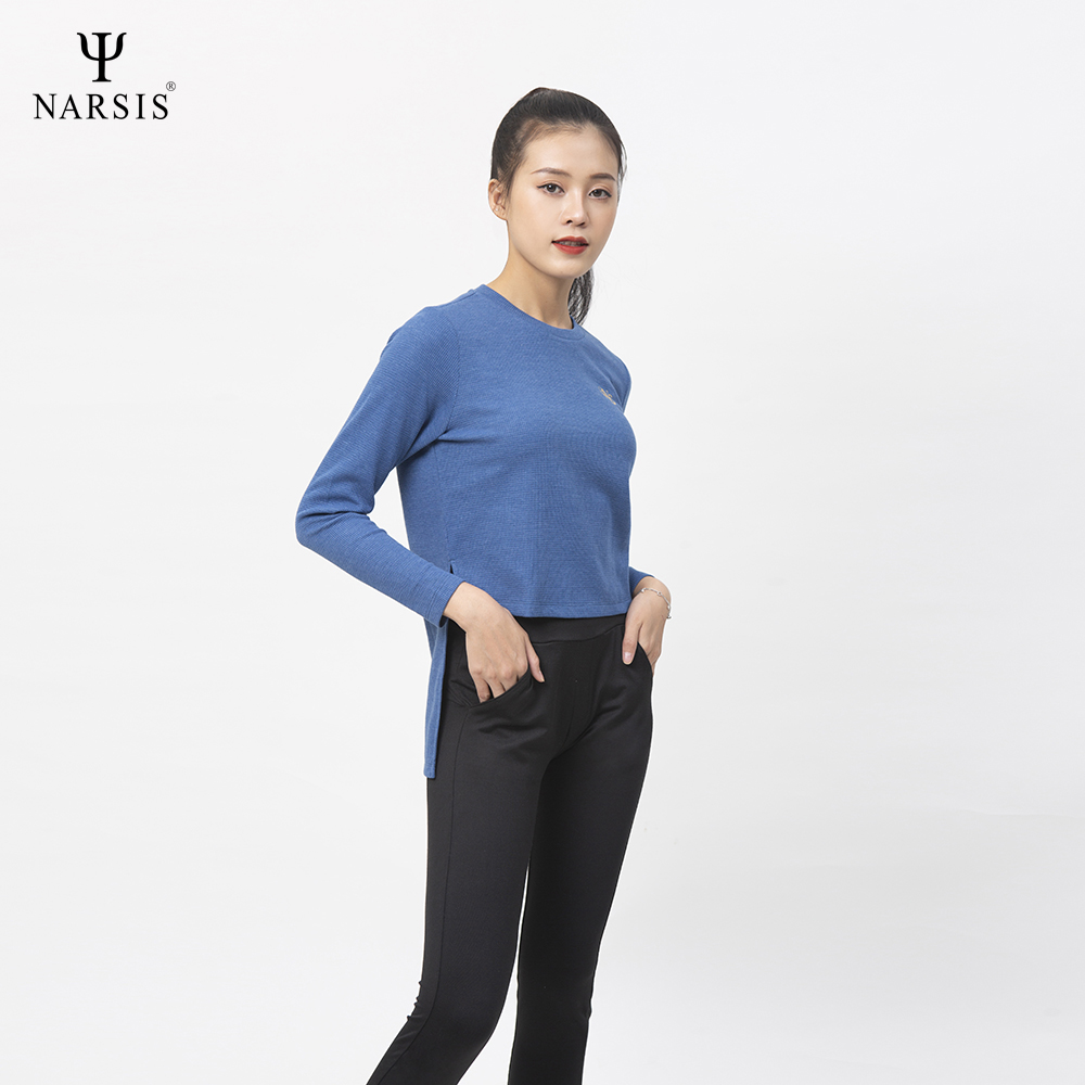 ÁO THU ĐÔNG NỮ L0031 NARSIS VẢI LEN COTTON ẤM ÁP, THOÁNG MÁT, GIỮ ẤM TỐT, MỀM MẠI_thumbnail_2