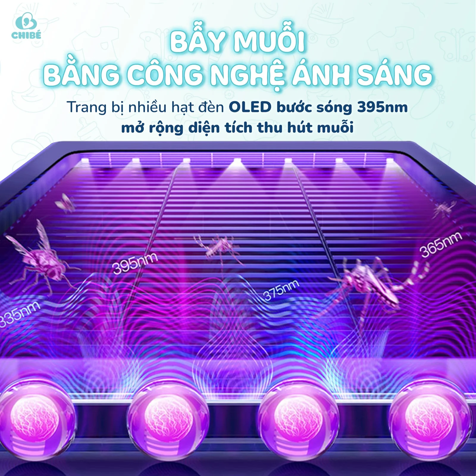 MÁY BẮT MUỖI THÔNG MINH CHIBÉ - Trắng_thumbnail_5