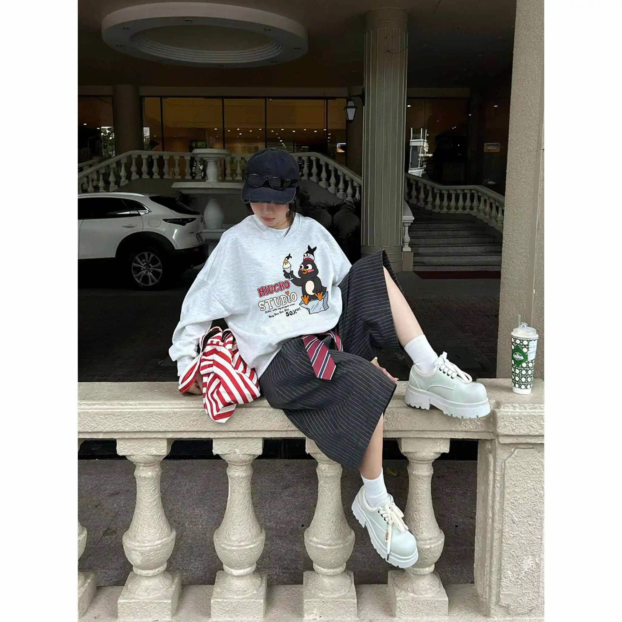 Áo Sweater unisex form boxy Miucho nỉ 2 da cao cấp thoáng mát hình dễ thương in mix 2794_thumbnail_6