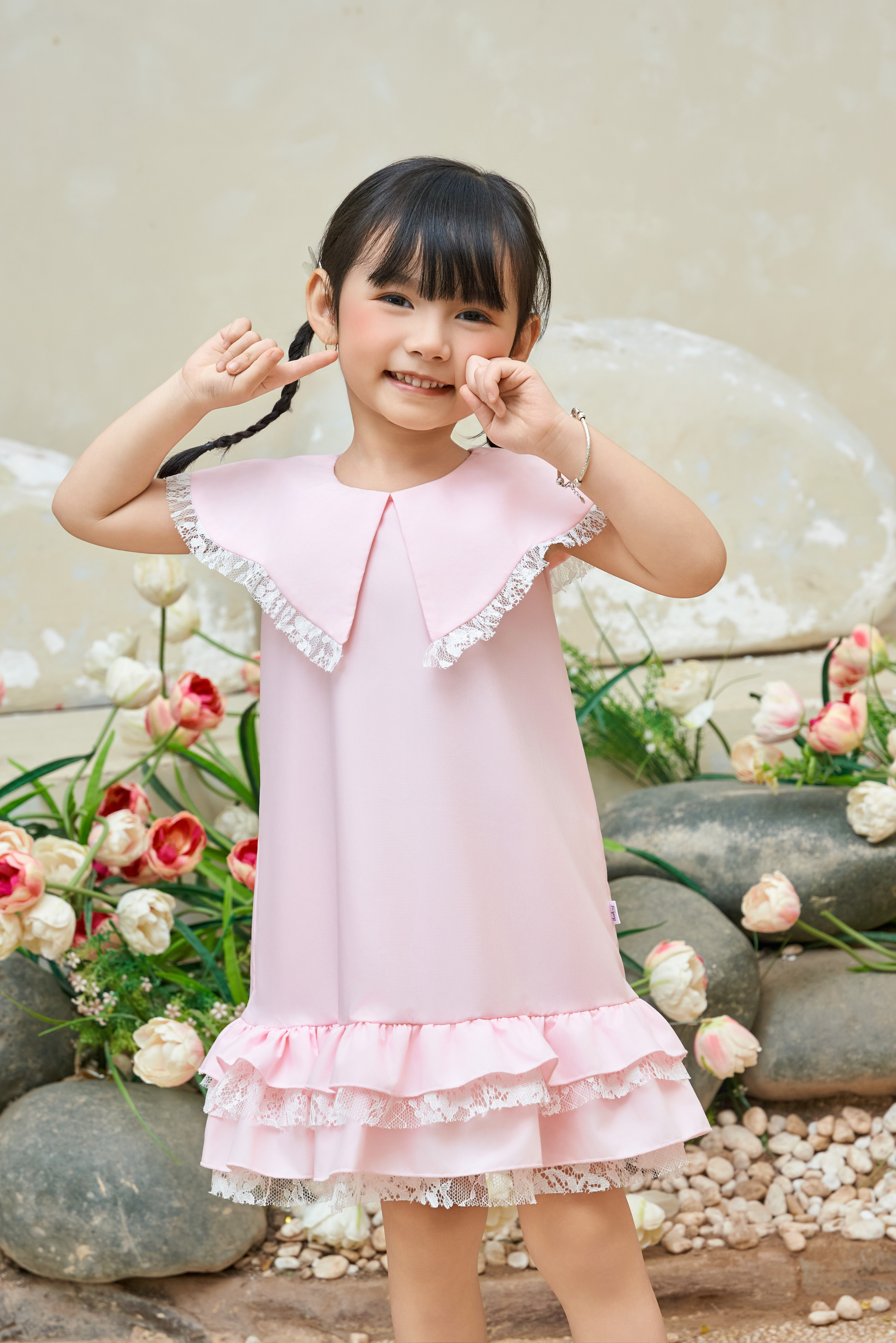 Váy đuôi cá phối ren hai tầng_thumbnail_3