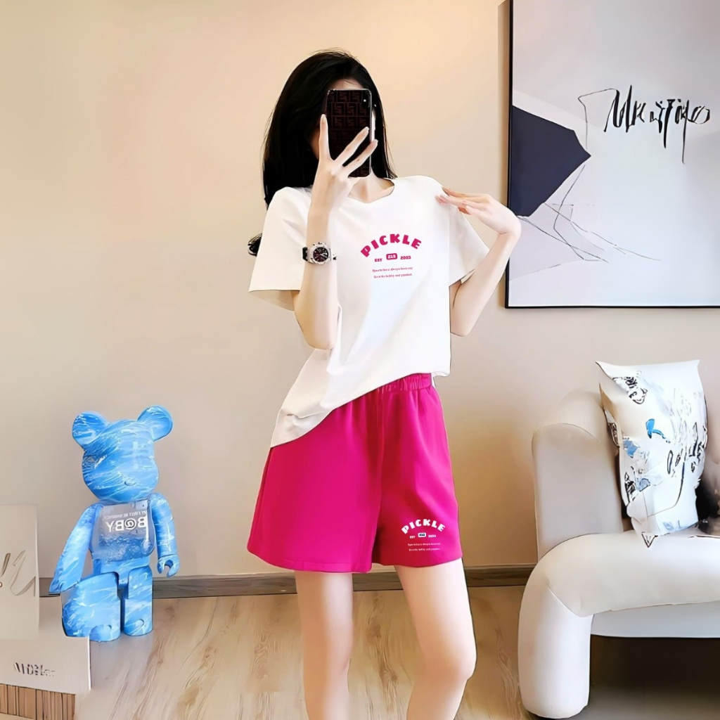 [Form rộng] Đồ bộ nữ mùa hè in hình Pickle - Set đồ nữ LOZA BP429_thumbnail_5