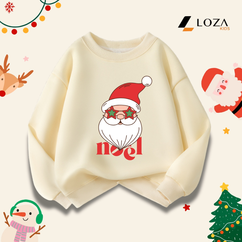 Áo nỉ cho bé in hình giáng sinh nhiều mẫu -  Loza Kids G0429_thumbnail_6