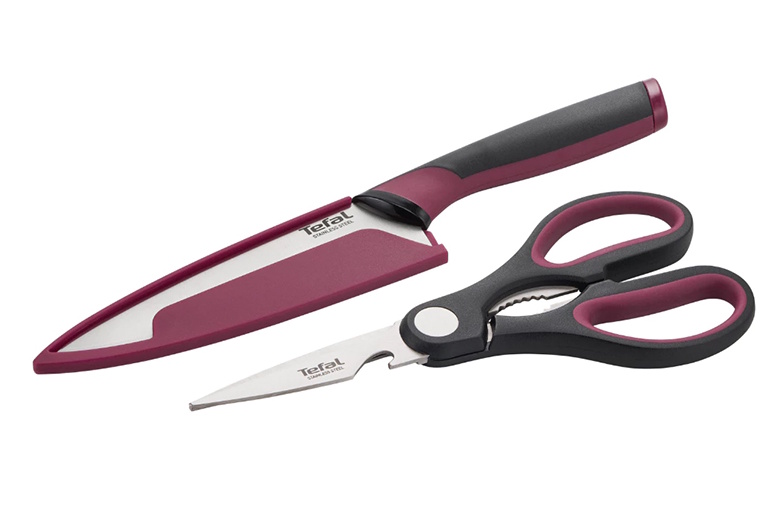Bộ kéo và dao làm bếp 15cm Tefal Comfort K250S225