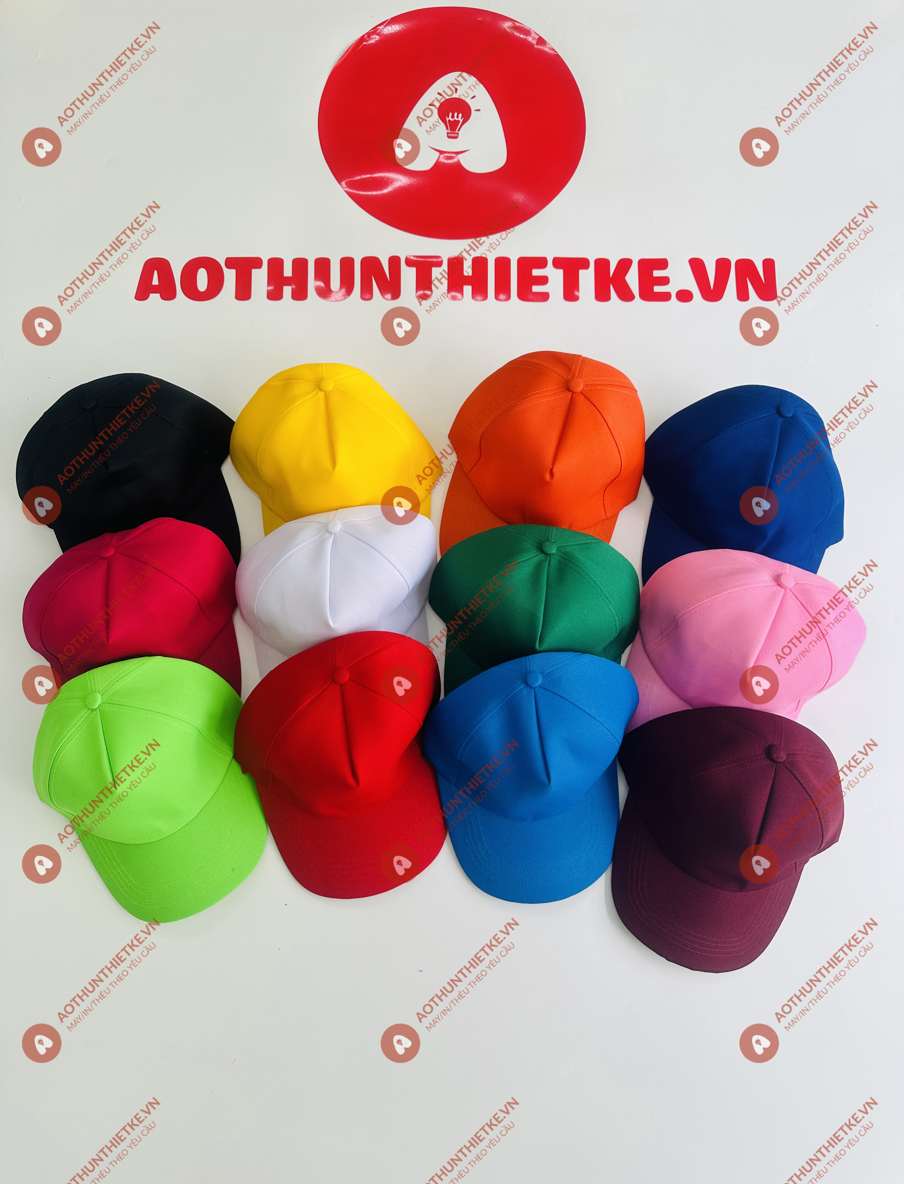 Bảng Màu Nón Kết Kaki Poly