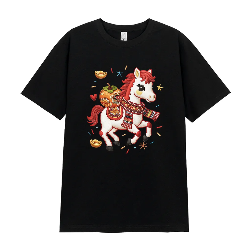 Áo thun Tết Bính Ngọ form vừa nữ Miucho Chic vải cotton co giãn 4 chiều thoáng mát 3014_thumbnail_7