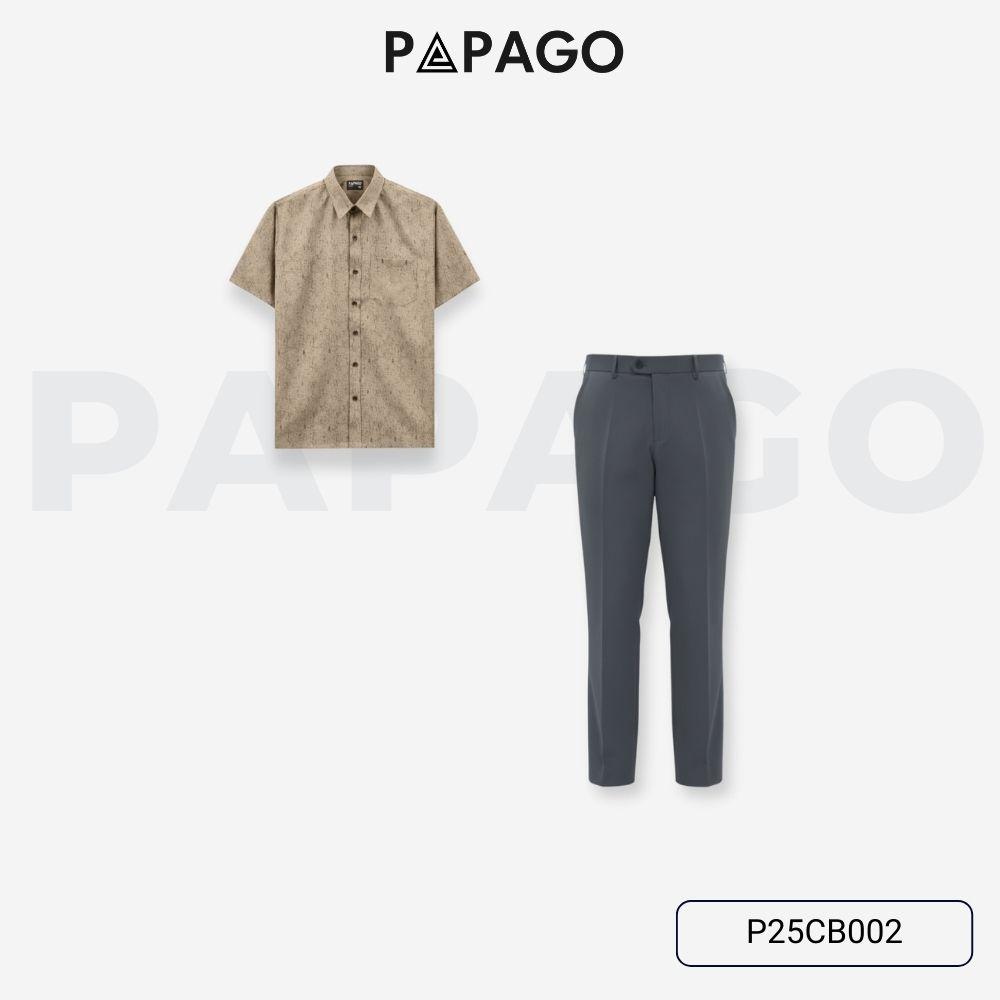 [MỚI] Combo Áo Sơ Mi Quần tây Nam Trung Niên PAPAGO Xô Đũi Lịch Sự Đơn Giản Sang Trọng - CB002_thumbnail_2