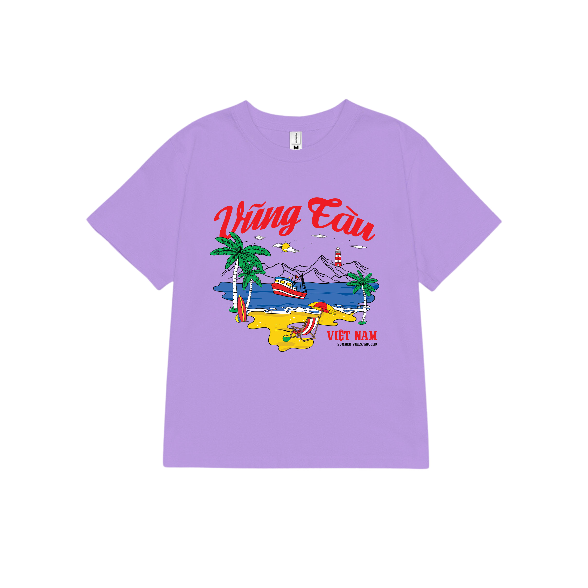 Áo thun baby tee form ôm xinh xắn ABD1271 Miucho tay ngắn cổ tròn in hình Vũng Tàu_thumbnail_17