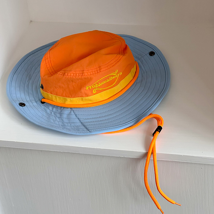 Mũ bucket vành rộng leo núi, trekking phối nhiều màu HZ2529_thumbnail_6