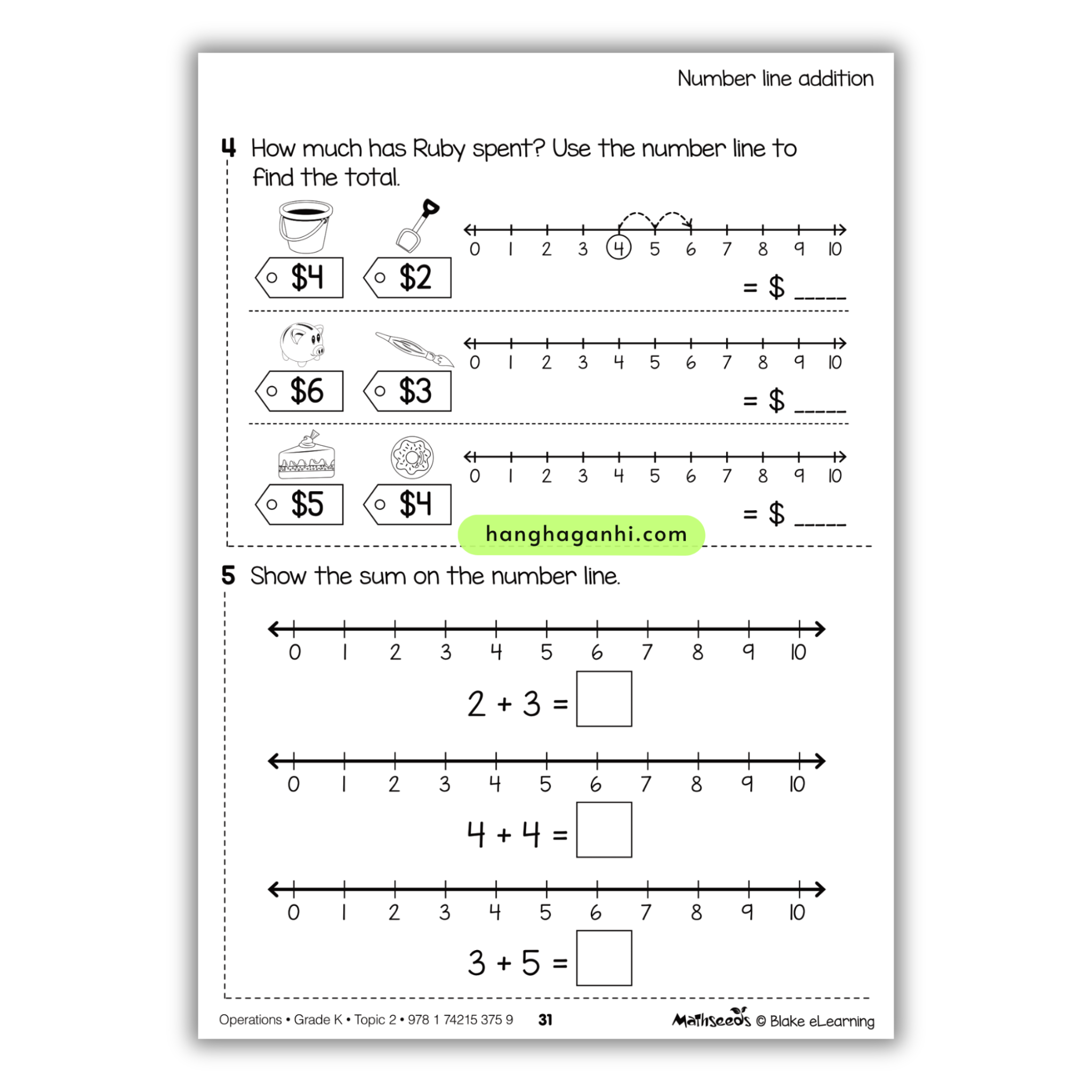 Reading Eggs Operations Grade K, Sách Toán học, tìm quy luật cho bé mầm non Tiếng Anh_thumbnail_2