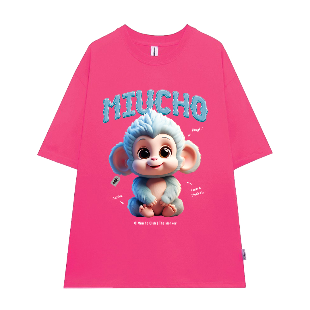 Áo thun form rộng 12 con giáp tuổi Thân (tuổi khỉ) ATD1243 Miucho tay ngắn cổ tròn in mix_thumbnail_20