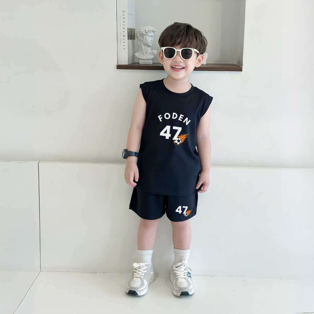 Bộ ba lỗ bé trai in số '47 FODEN' - Loza Kids BL376_thumbnail_4