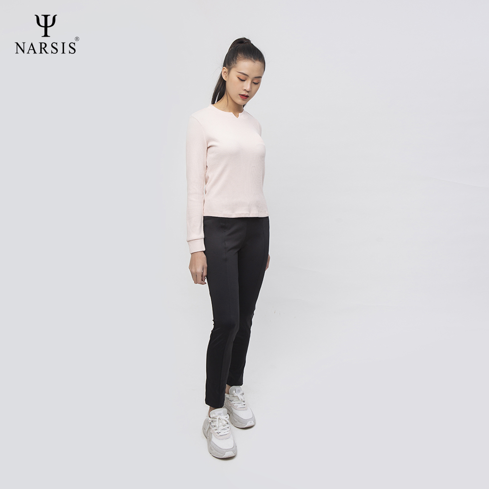 ÁO THU ĐÔNG NỮ L0079 NARSIS VẢI LEN COTTON ẤM ÁP, THOÁNG MÁT, GIỮ ẤM TỐT, MỀM MẠI_thumbnail_1