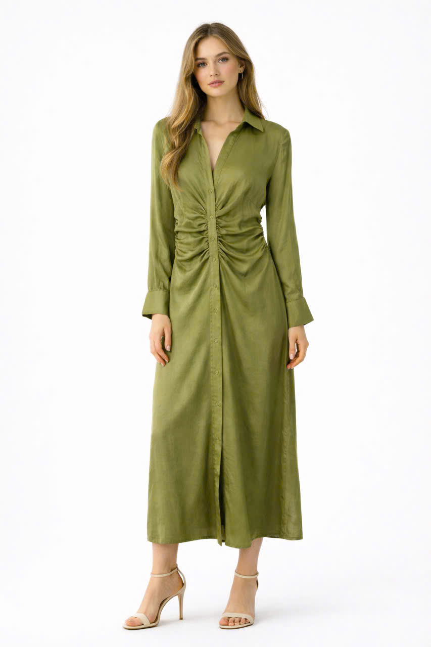 Đầm Xanh Stradivarius USA