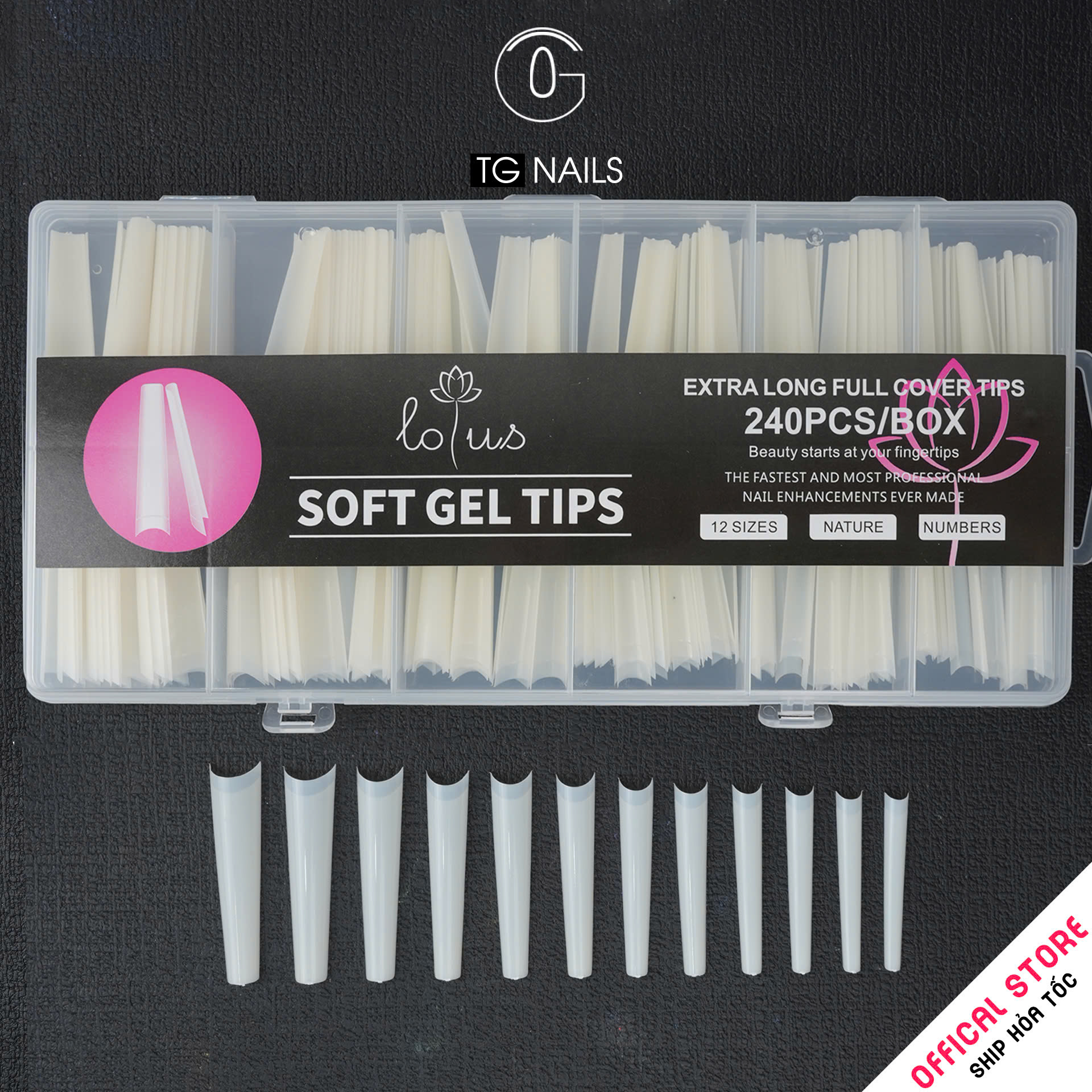 Móng nối thang LOIUS 12 size 240 móng