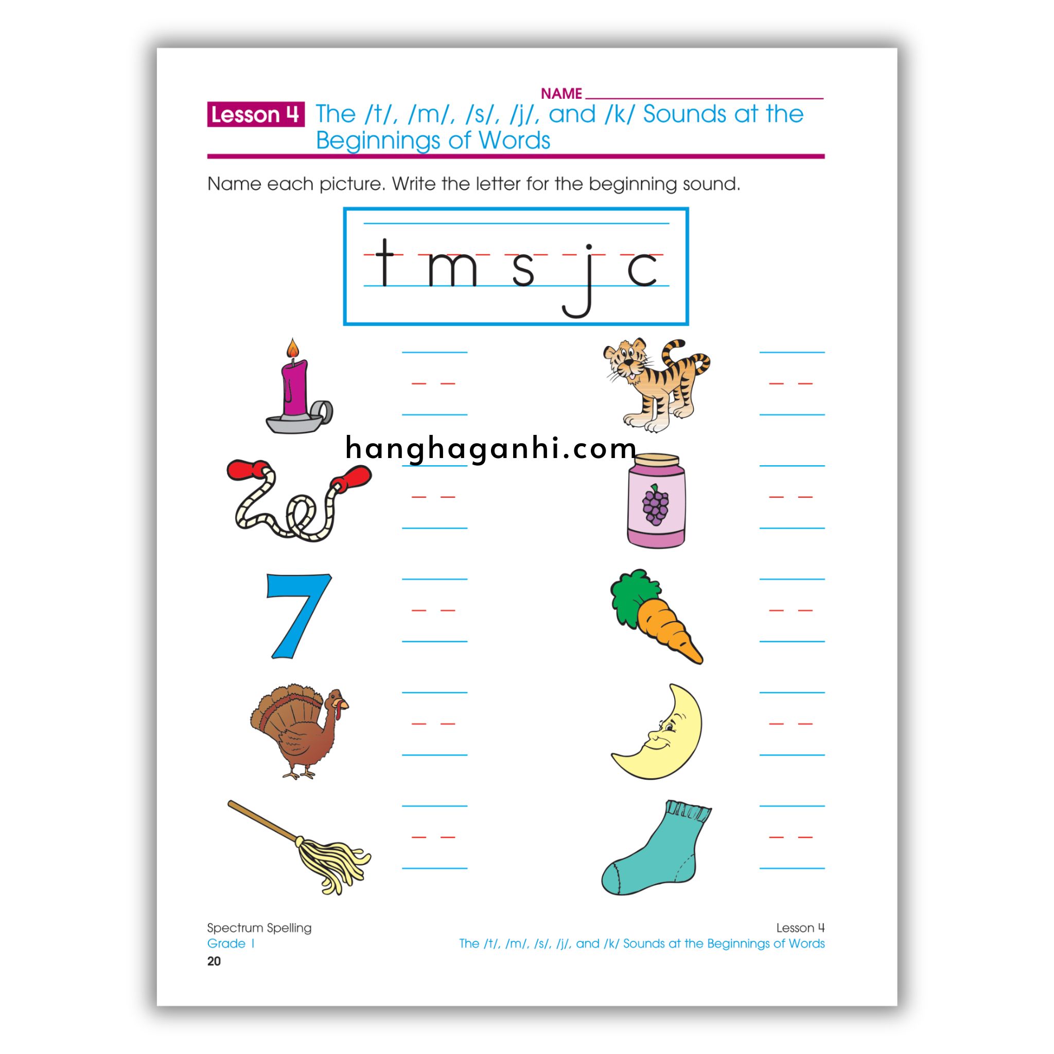 Sách Spectrum Spelling Workbook Grade 1_thumbnail_5