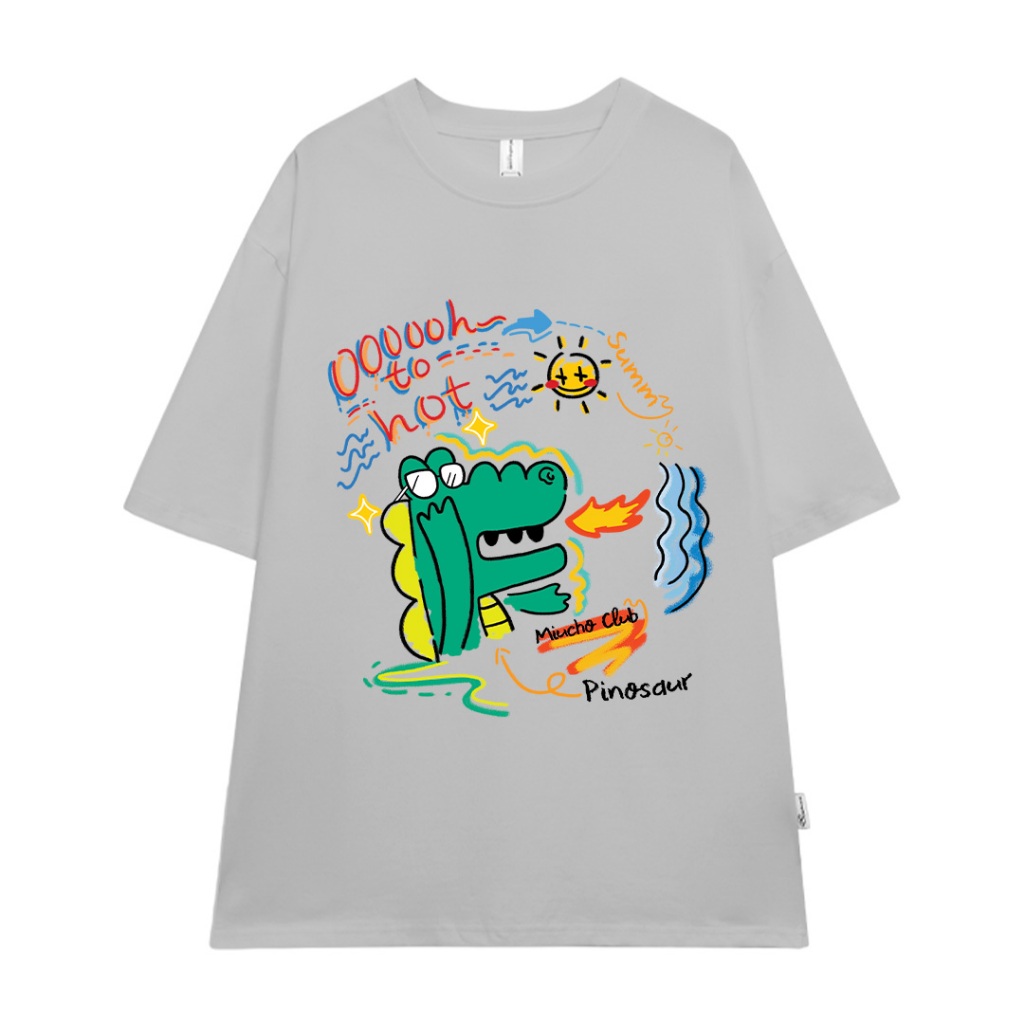 Áo phông nam form rộng nhiều màu ATD1072 Miucho Man tay ngắn cổ tròn in mix_thumbnail_17