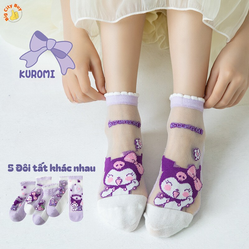 SET 5 Đôi Tất Ngắn KUROMI_thumbnail_0