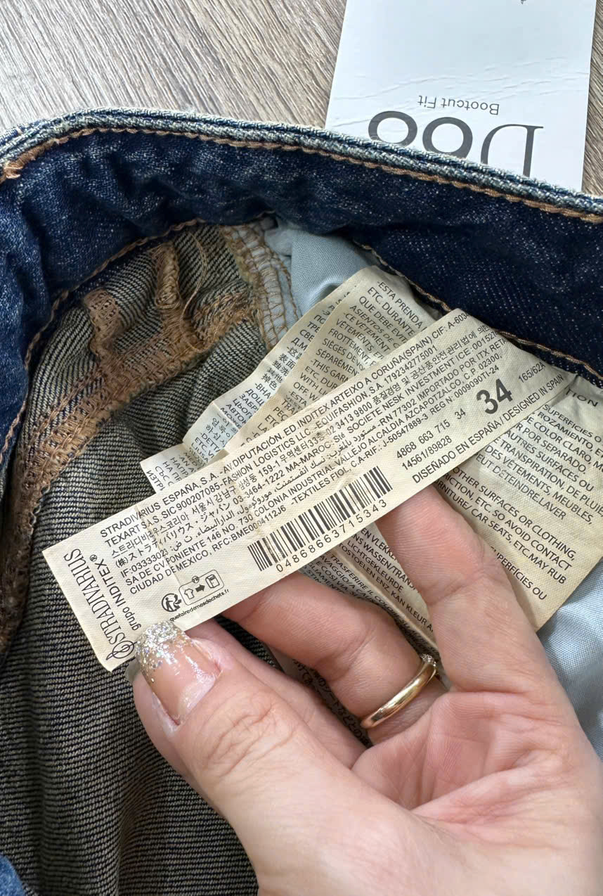 Q336 QUẦN JEAN ỐNG LOE ( KÈM THẮT LƯNG )_thumbnail_11