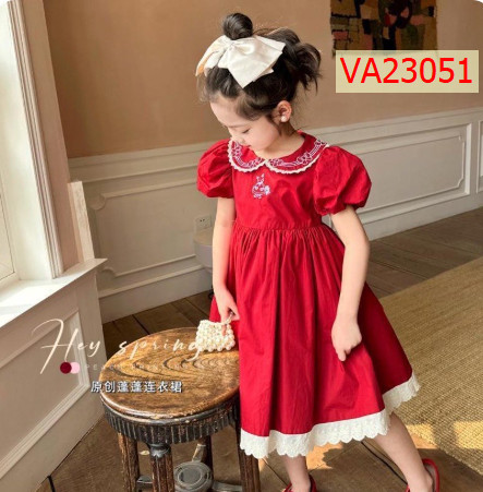 Váy phối ren VA23051