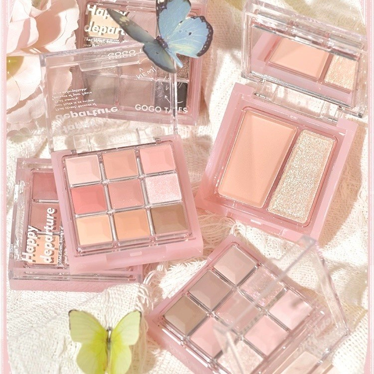 [GOGO TALES] Bảng phấn mắt má highlight Gogotales 2 tầng (GT663)