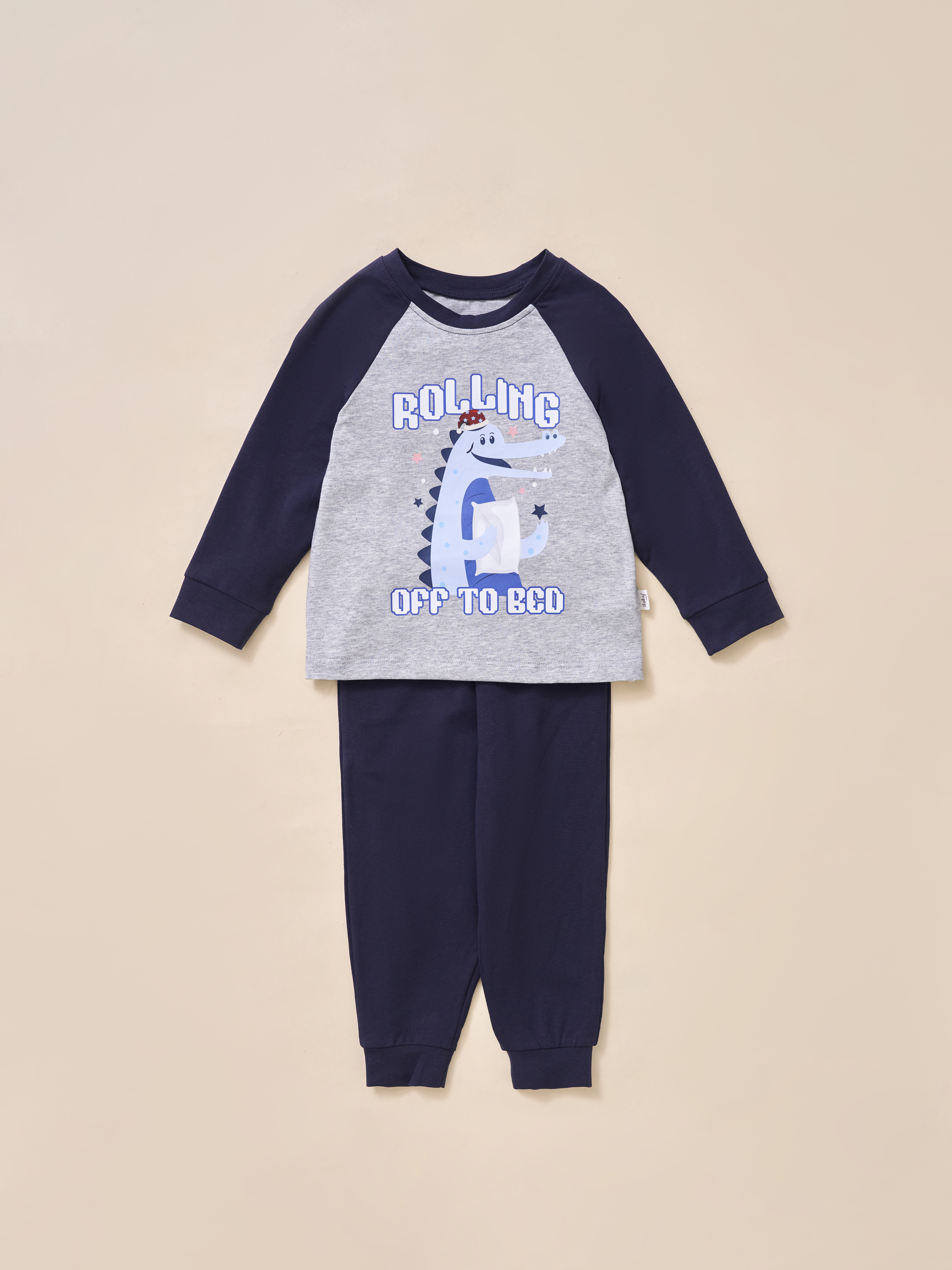 Bộ thun dài tay raglan in hình_thumbnail_7