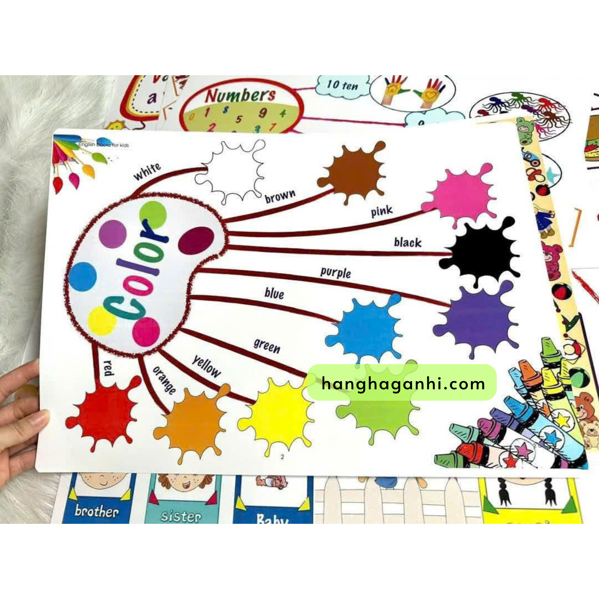 Mindmap 13 chủ đề khổ A4 học từ vựng Tiếng Anh cho bé_thumbnail_1